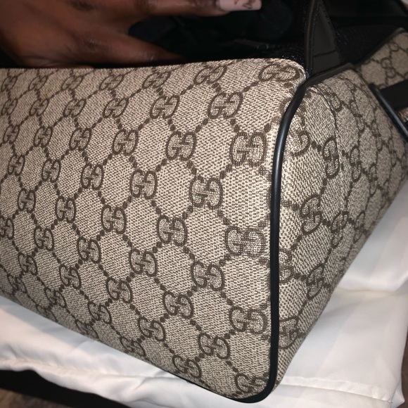 Gucci logo GG web strip Backpack - Picture 6 of 11